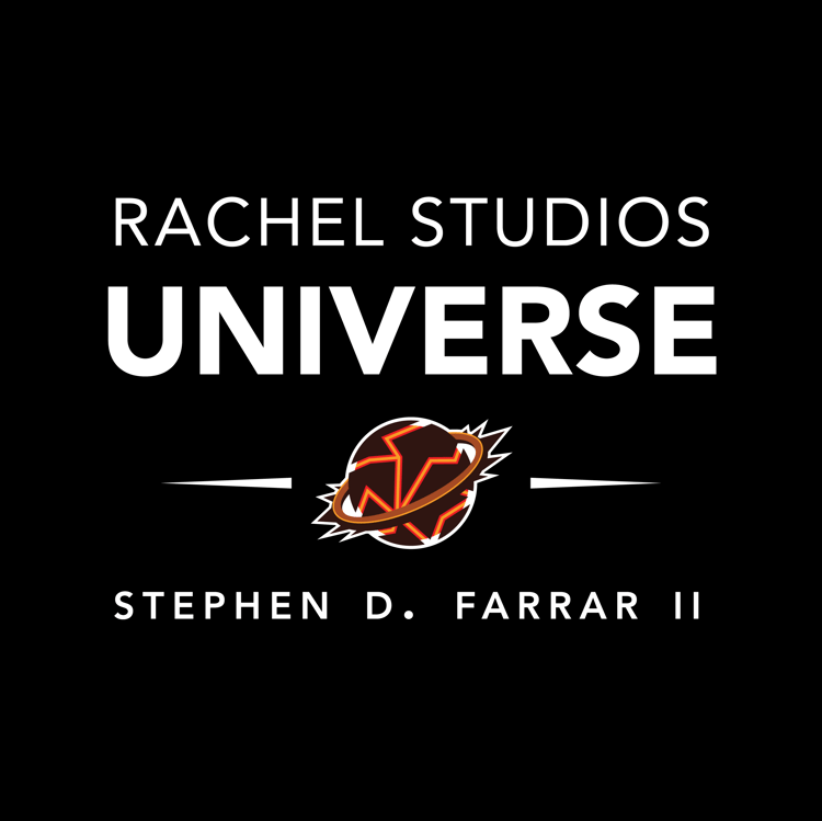 SDF Rachel Universe Logo Black Background